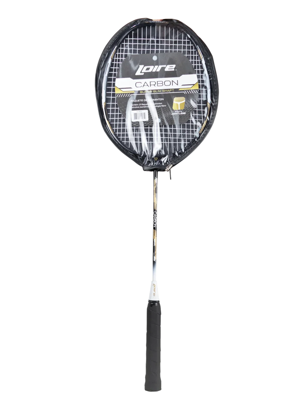 Raquete de Badminton Profissional Carbono Com Capa Loire