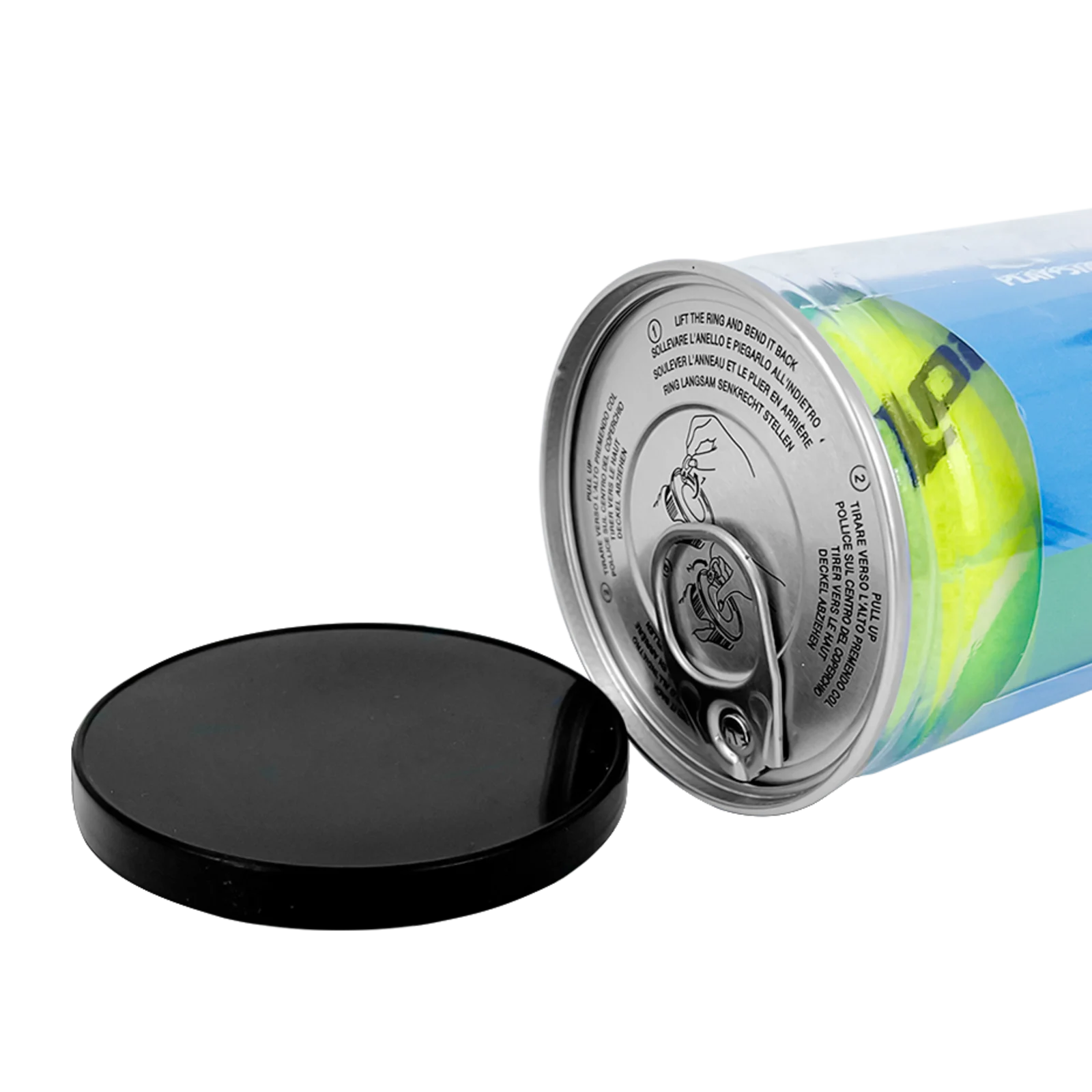 Bolinha bola de tênis de campo estágio 1 verde Loire - tubo com 3 und