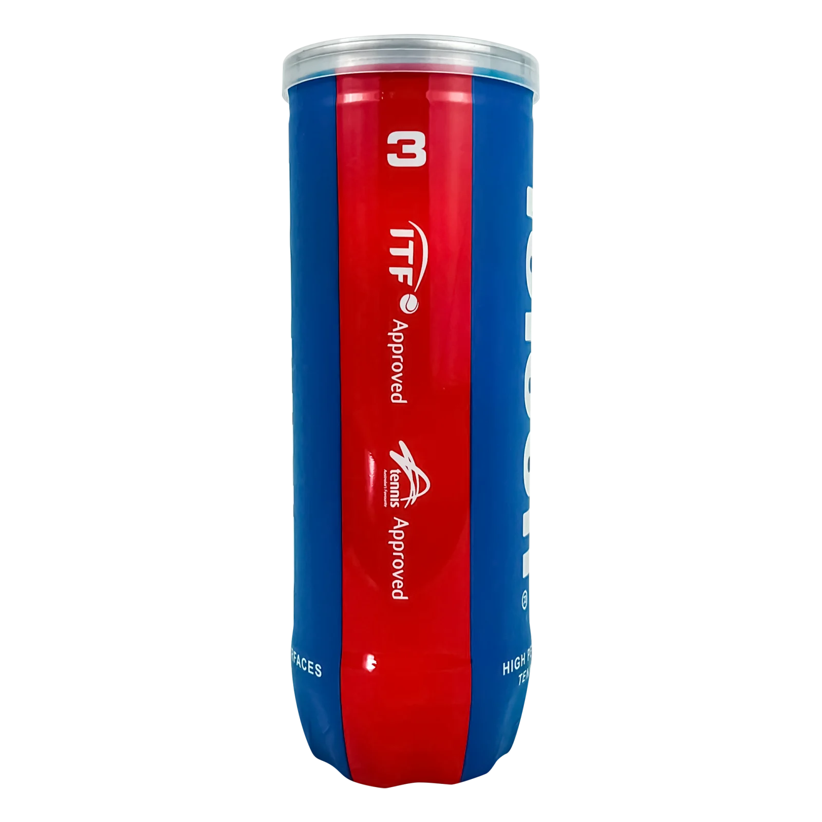 Bolinha bola de tênis de campo oficial adulto ITF Teloon - tubo com 3 und