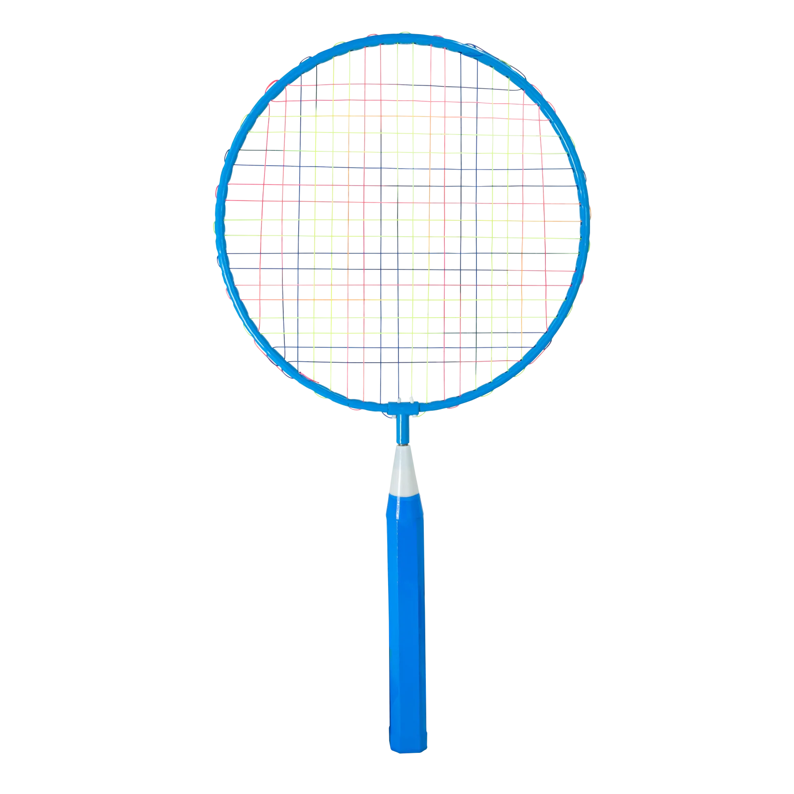 Kit de badminton infantil com 02 raquetes de aço, 01 volante e 01 bola de espuma Pista e Campo