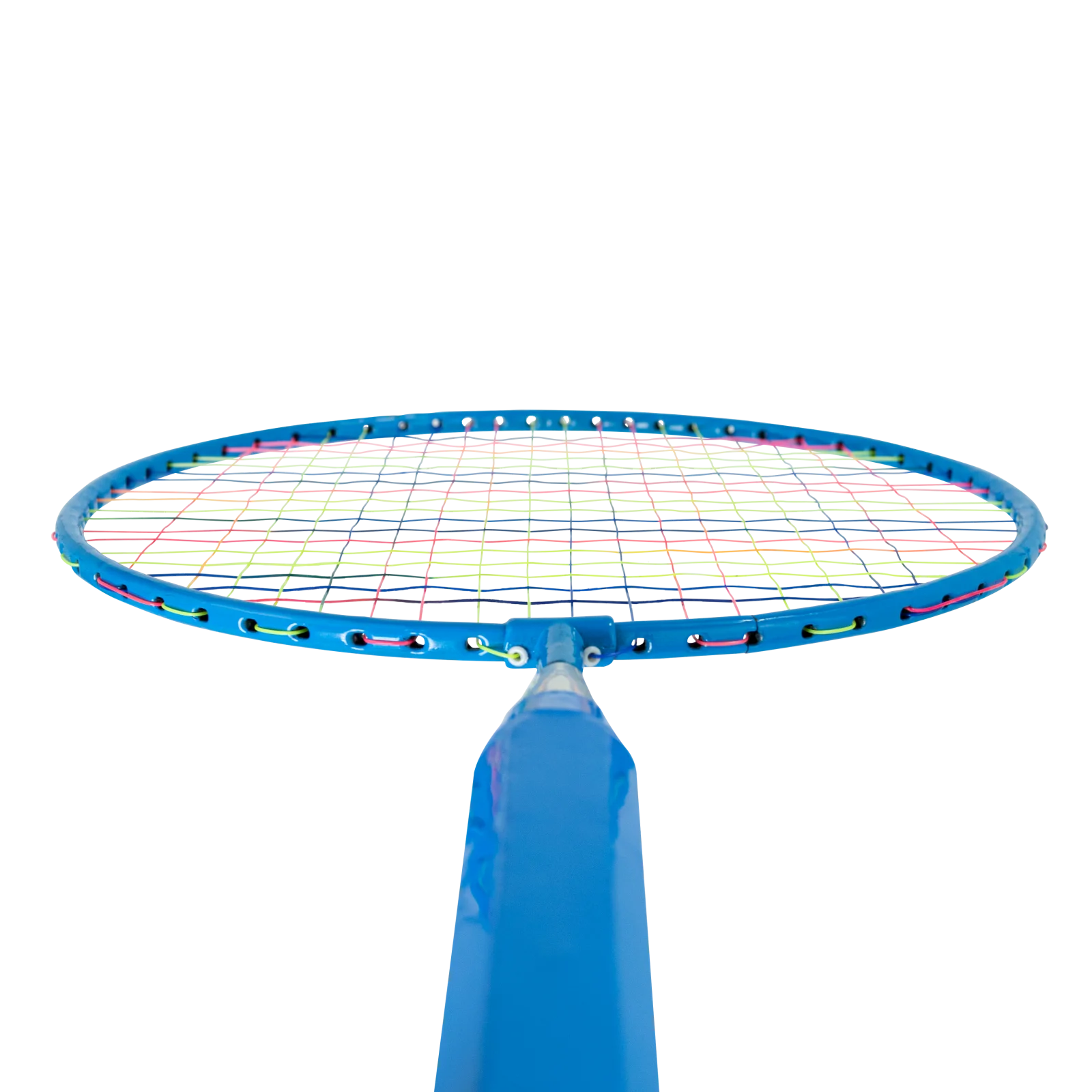 Kit de badminton infantil com 02 raquetes de aço, 01 volante e 01 bola de espuma Pista e Campo