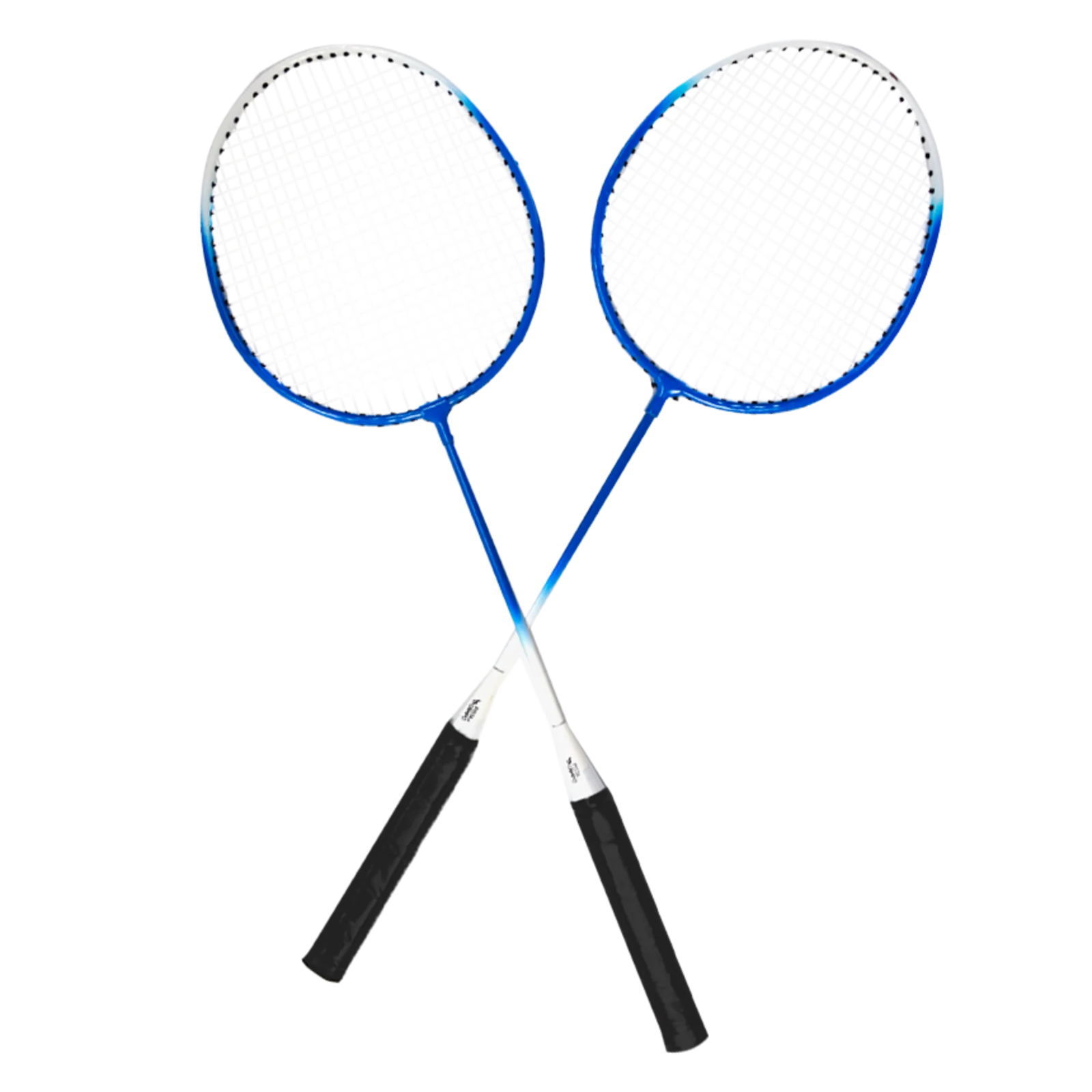 Kit de badminton com 02 raquetes de aço e 03 volantes Pista e Campo