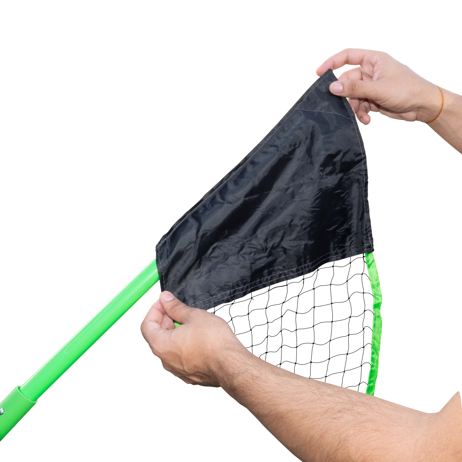 Kit portátil de badminton com rede, postes, 2 raquetes, 2 volantes e maleta Loire