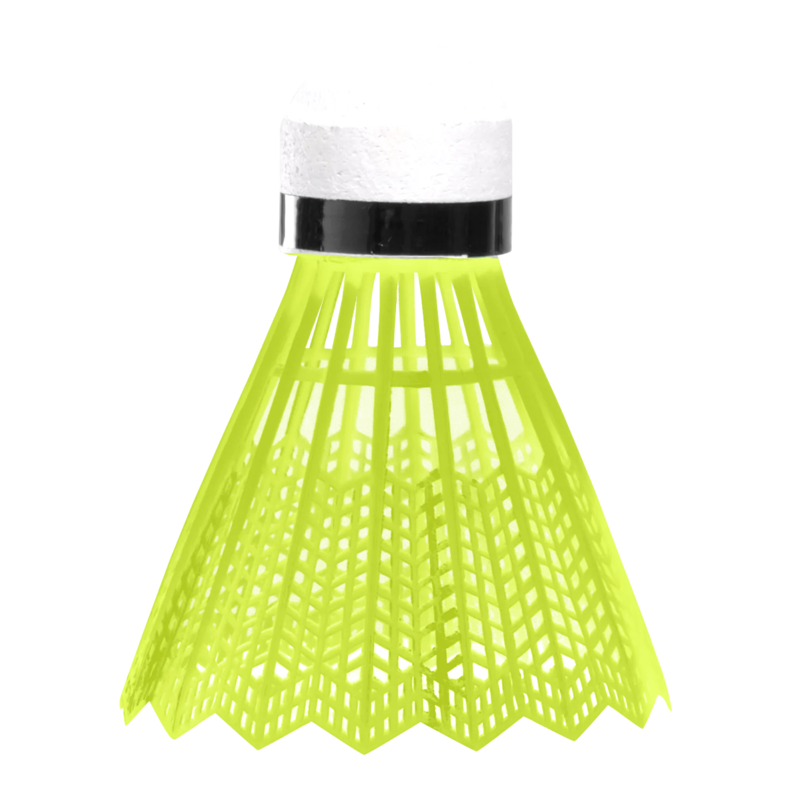 Volante peteca de badminton de nylon Loire - tubo com 06 und